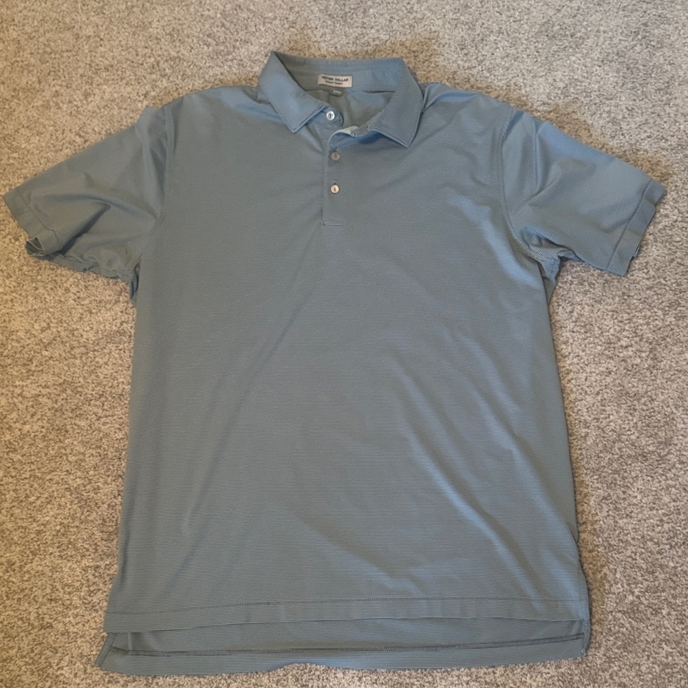 Peter Millar Steel Blue Polo Shirt